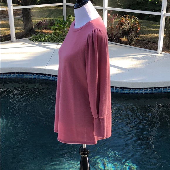 💗LAST ONE LARGE Adorable Dusty Pink Hacci Top. - Picture 5 of 5